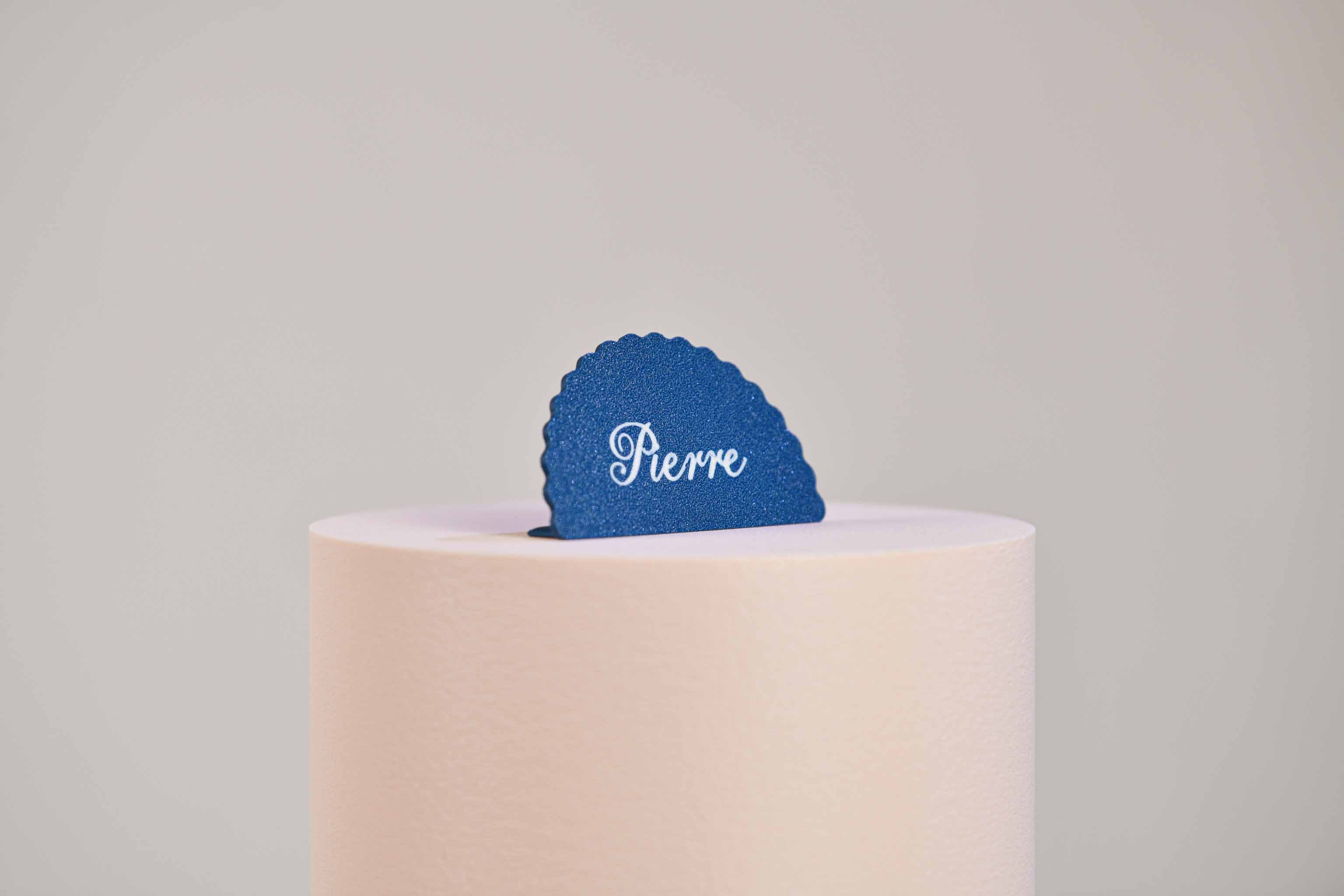 Marque-place présentoir personnalisé - Romantique