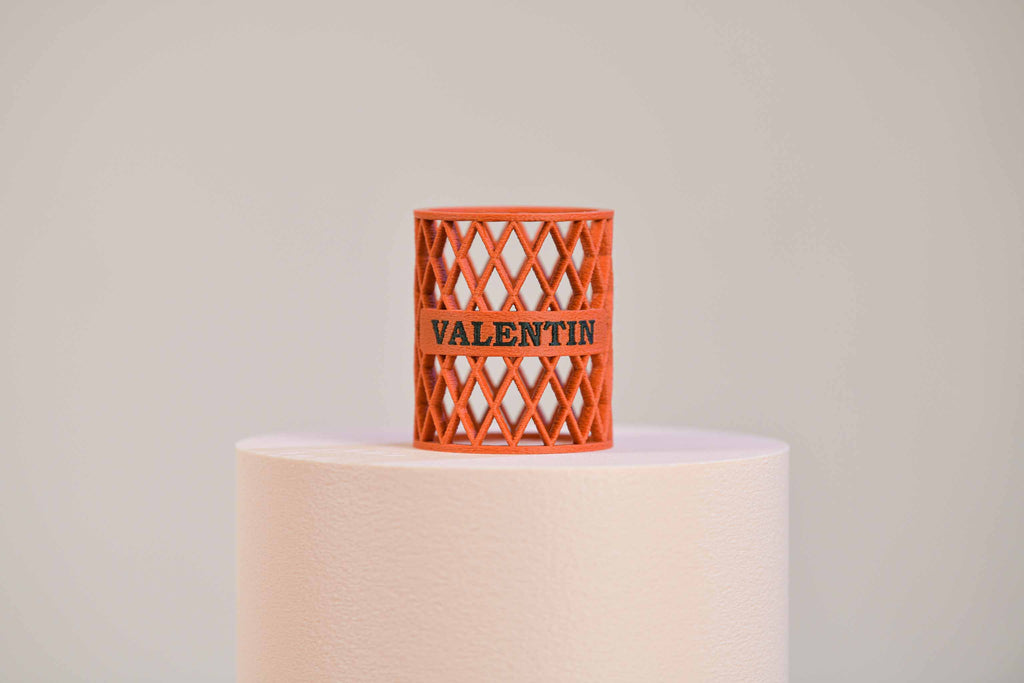 Marque-place noeud de serviette personnalisé - Chic