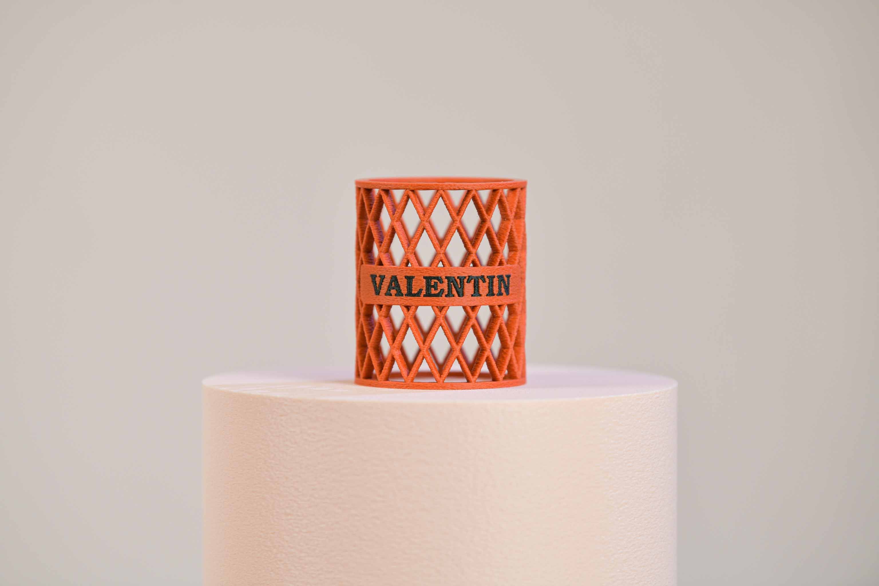 Marque-place noeud de serviette personnalisé - Chic