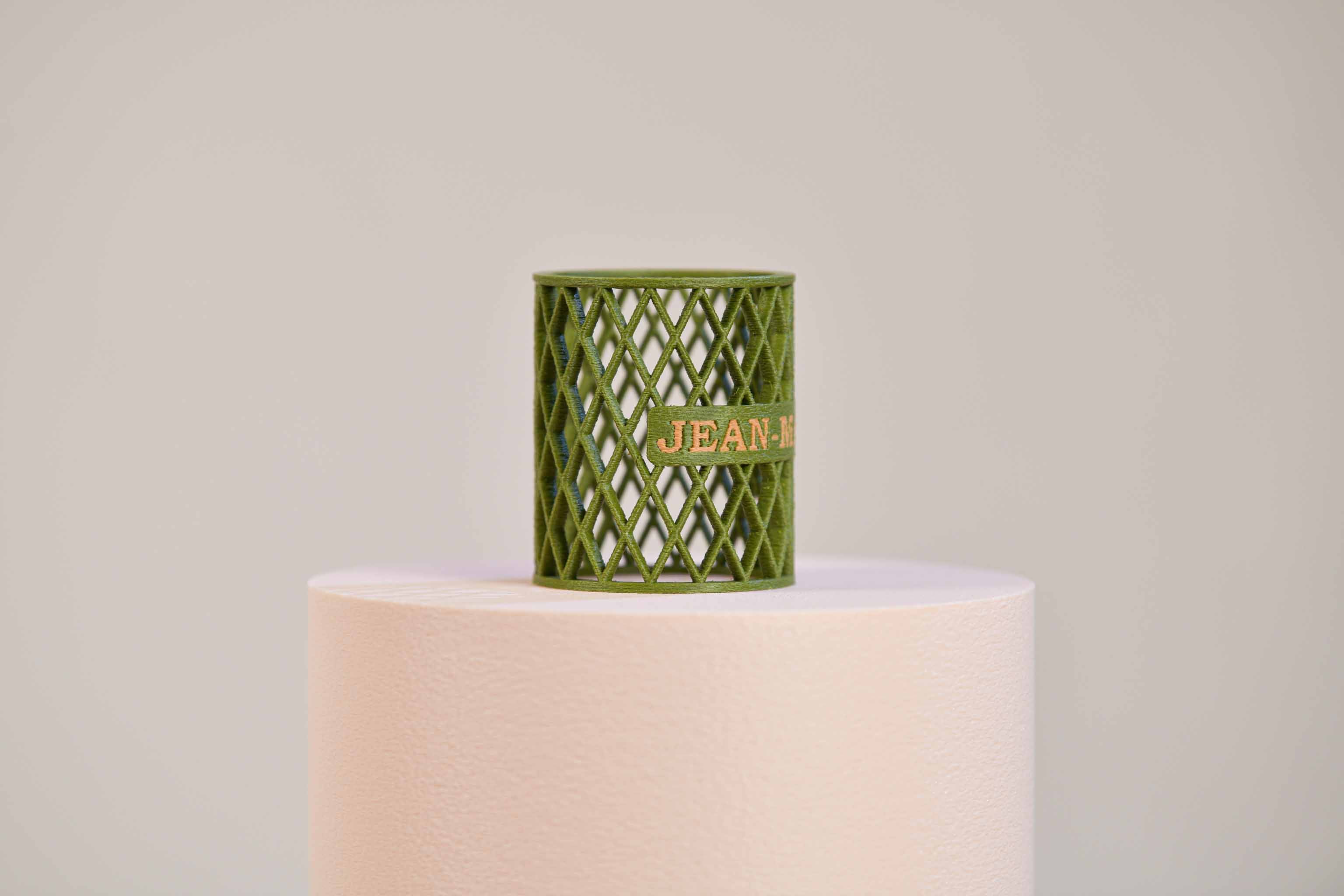 Marque-place noeud de serviette personnalisé - Chic