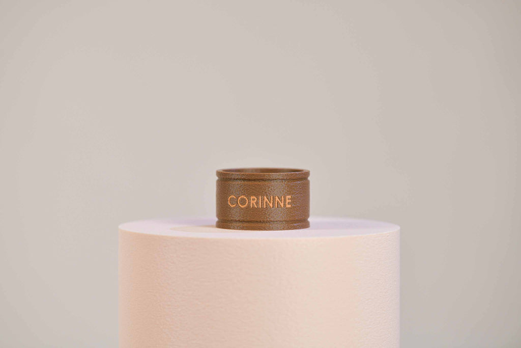 Marque-place noeud de serviette personnalisé - Pop