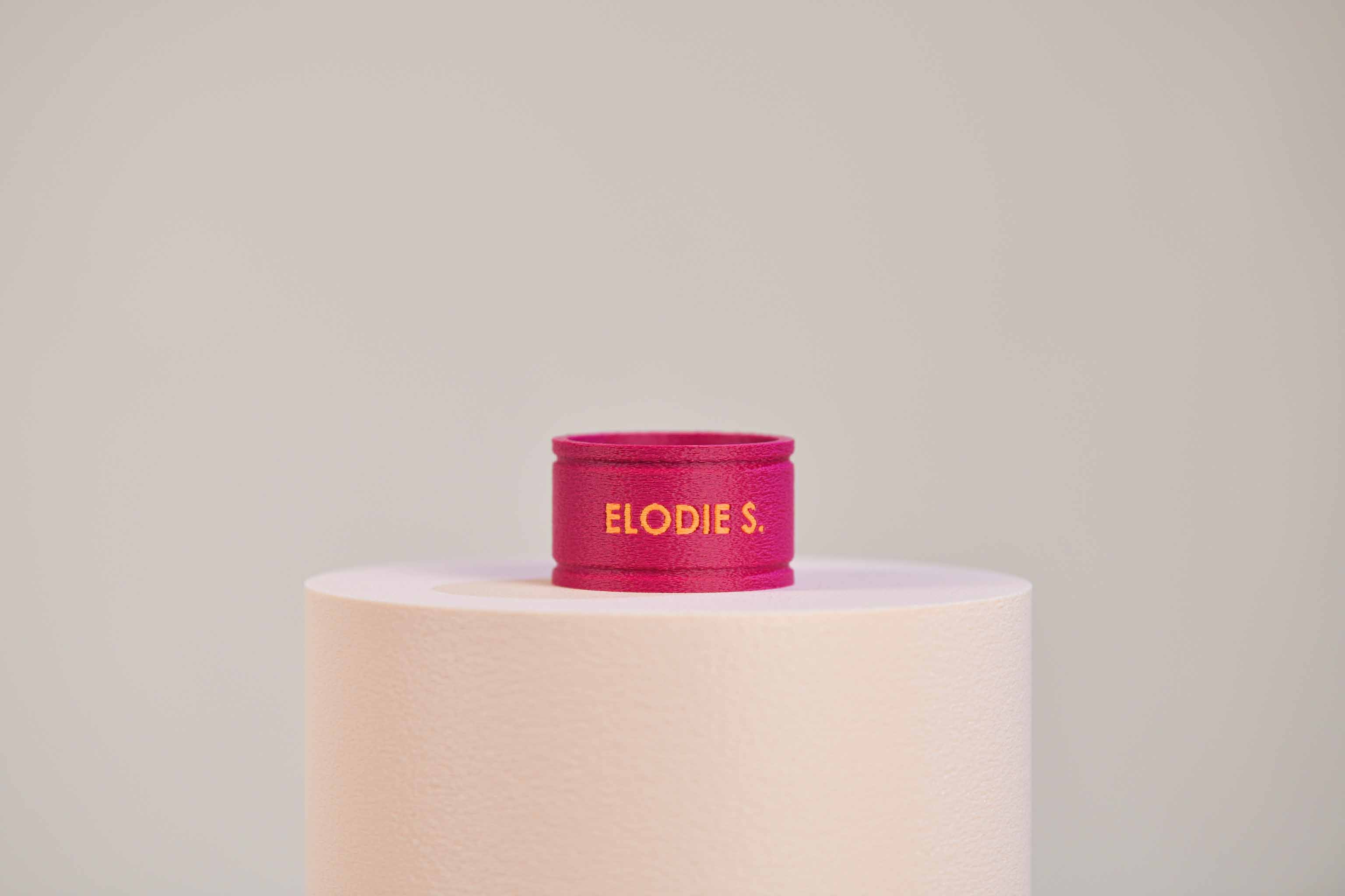 Marque-place noeud de serviette personnalisé - Pop