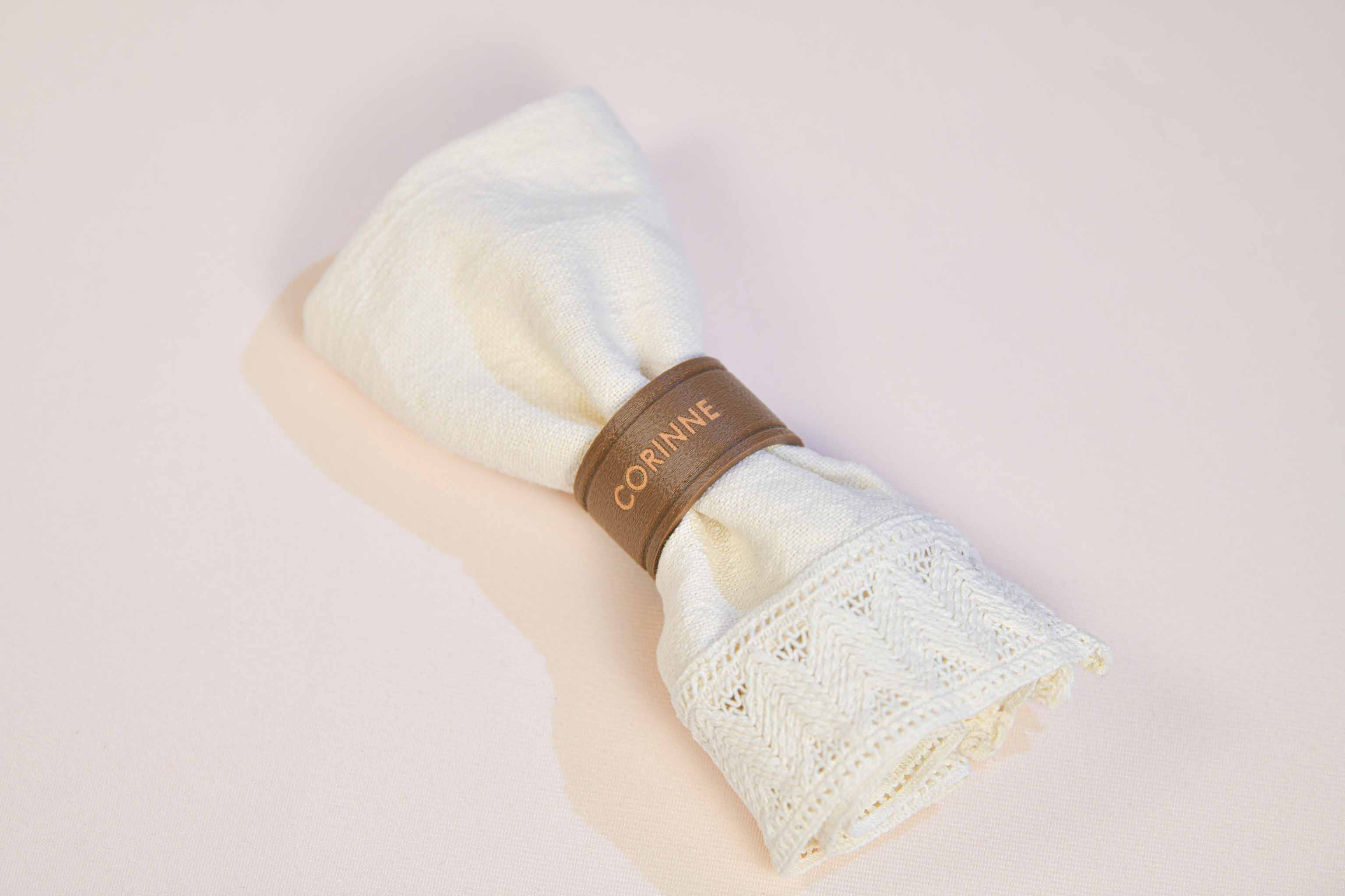 Marque-place noeud de serviette personnalisé - Pop