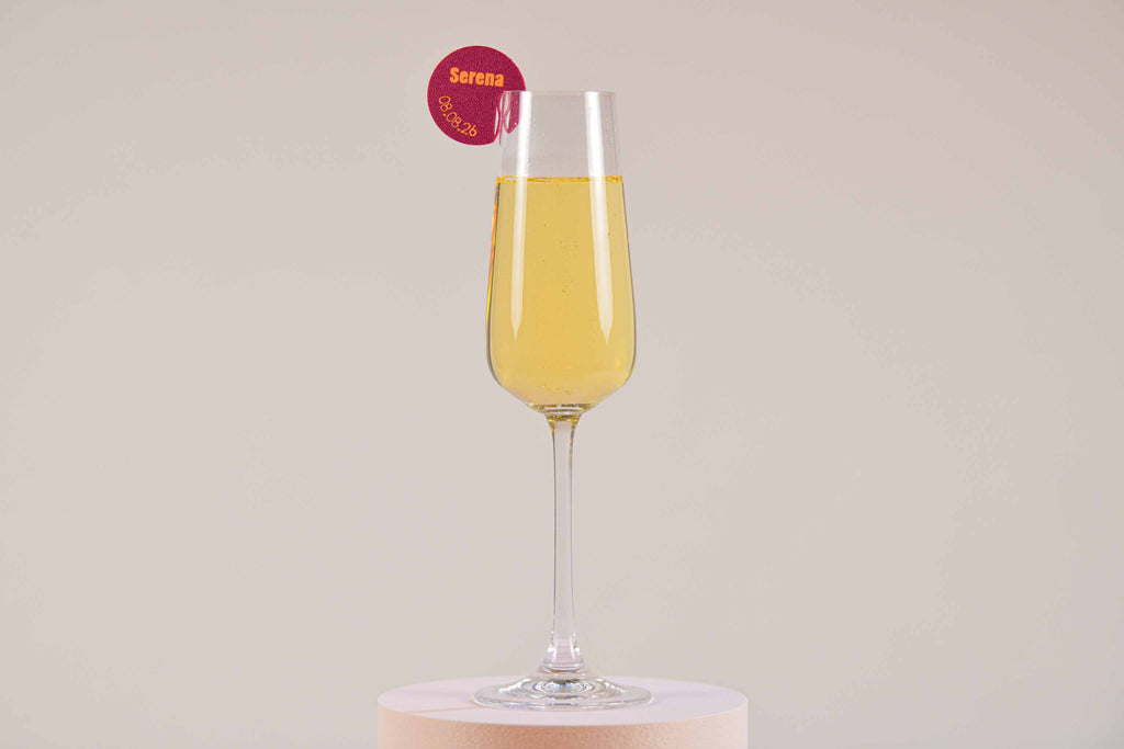 Marque-verre personnalisé - Rondelle