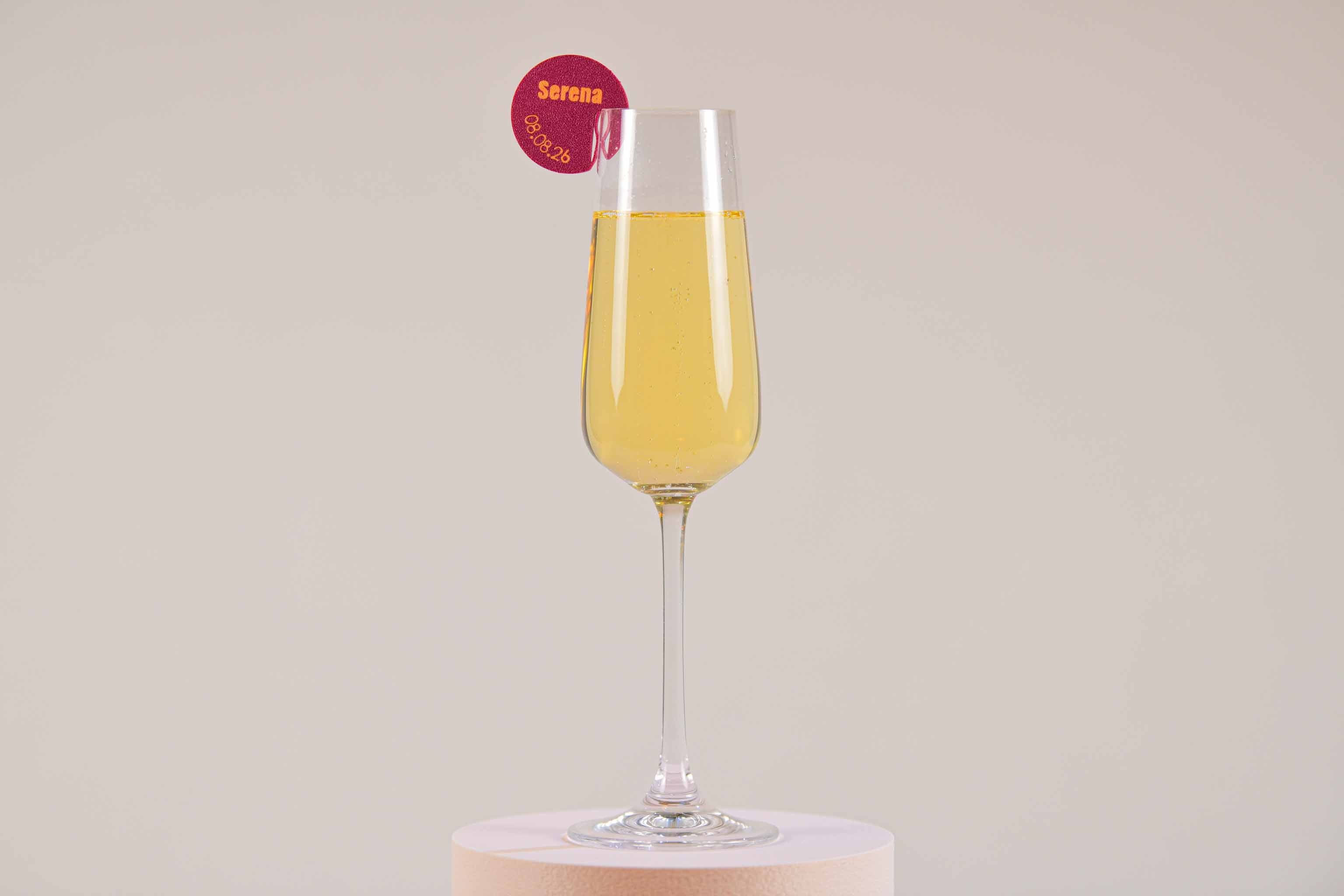 Marque-verre personnalisé - Rondelle