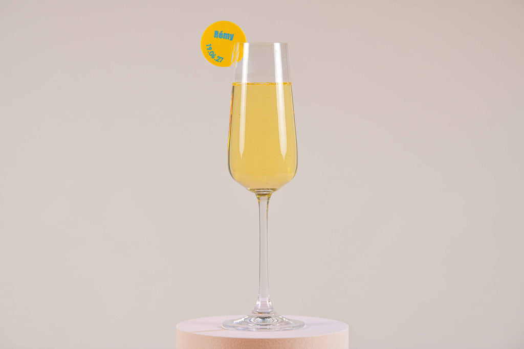 Marque-verre personnalisé - Rondelle