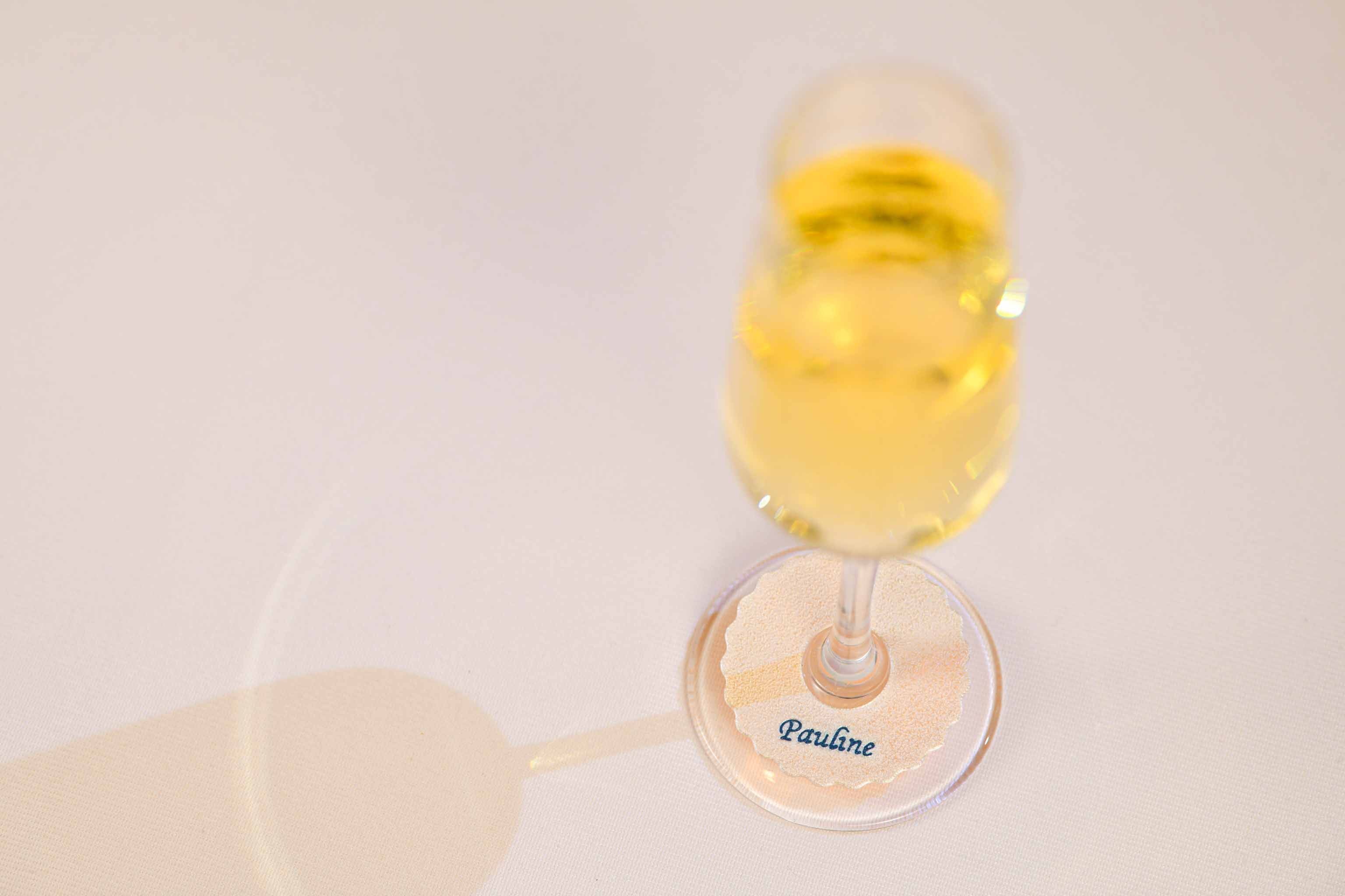 Marque-verre personnalisé - Napperon