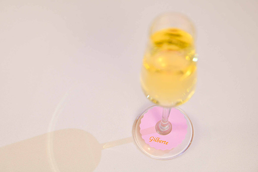 Marque-verre personnalisé - Napperon