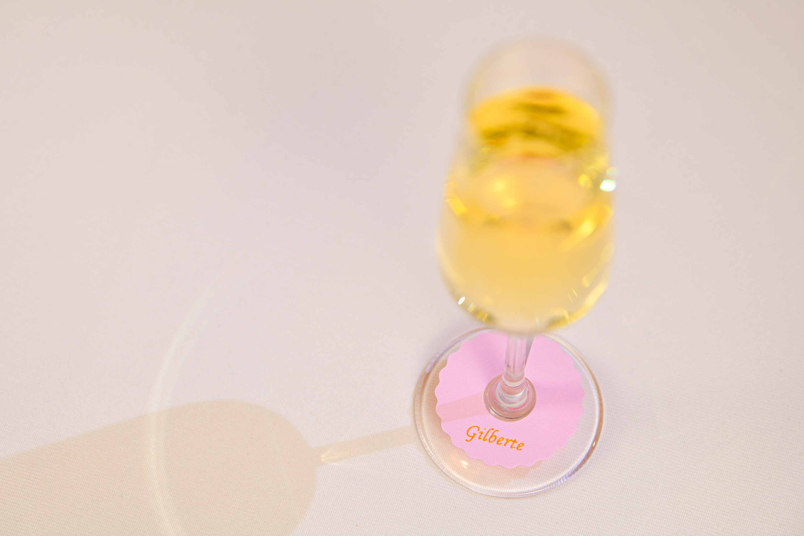 Marque-verre personnalisé - Napperon