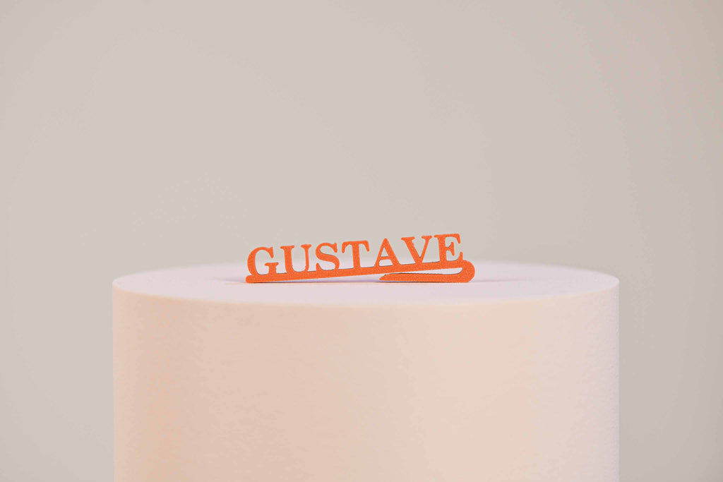 Marque-verre personnalisé - Broche