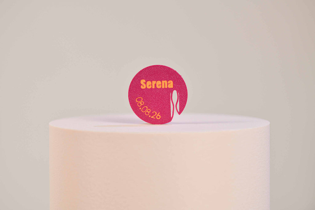 Marque-verre personnalisé - Rondelle