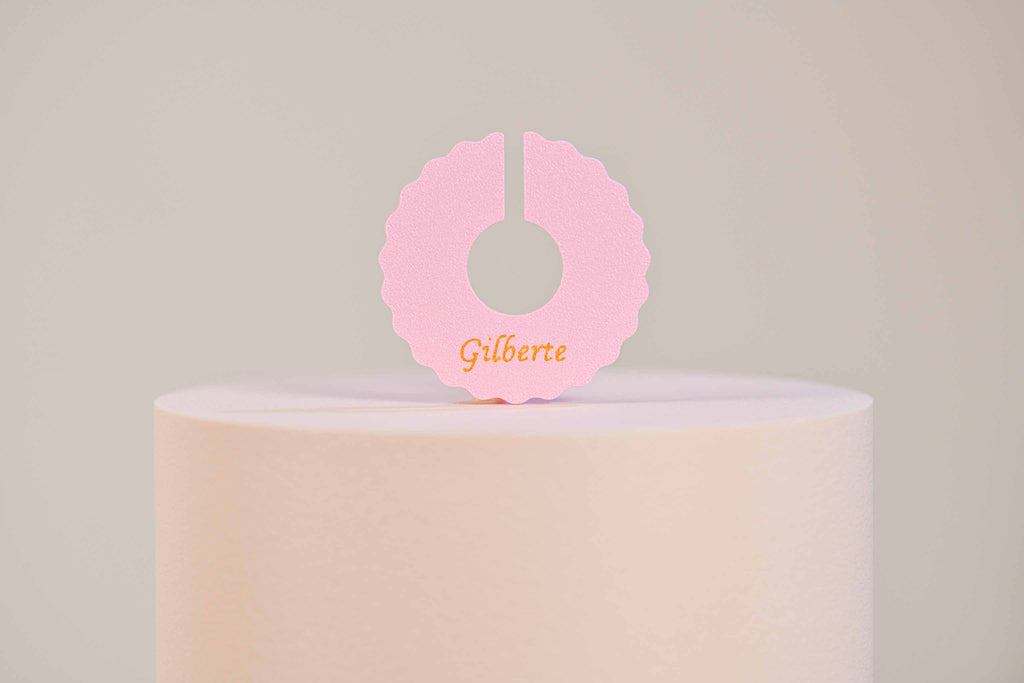 Marque-verre personnalisé - Napperon