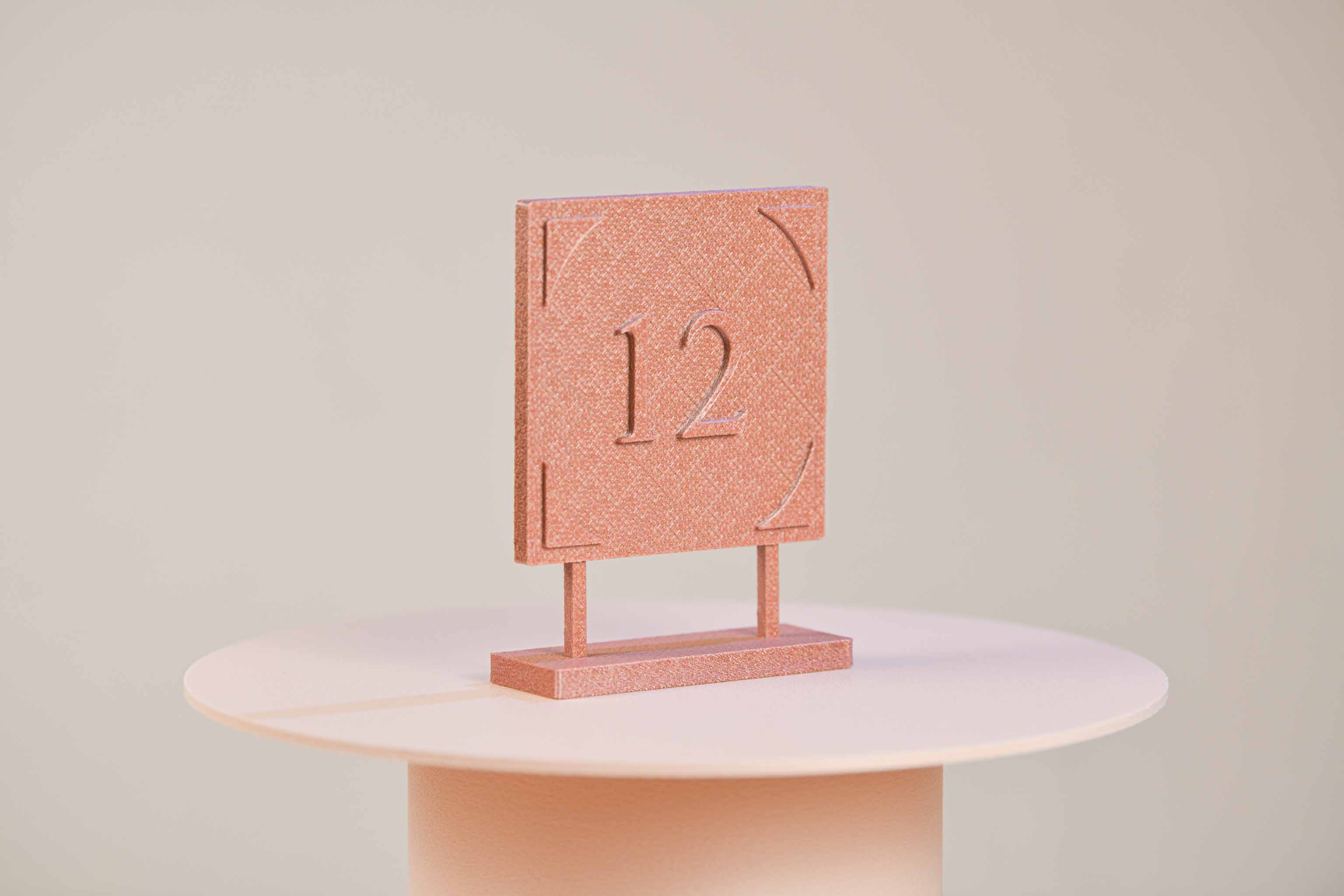 Numéro de table - Sur pieds