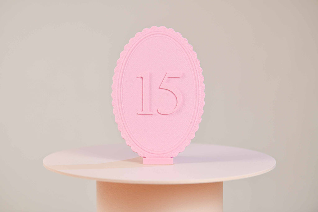 Numéro de table - Feston