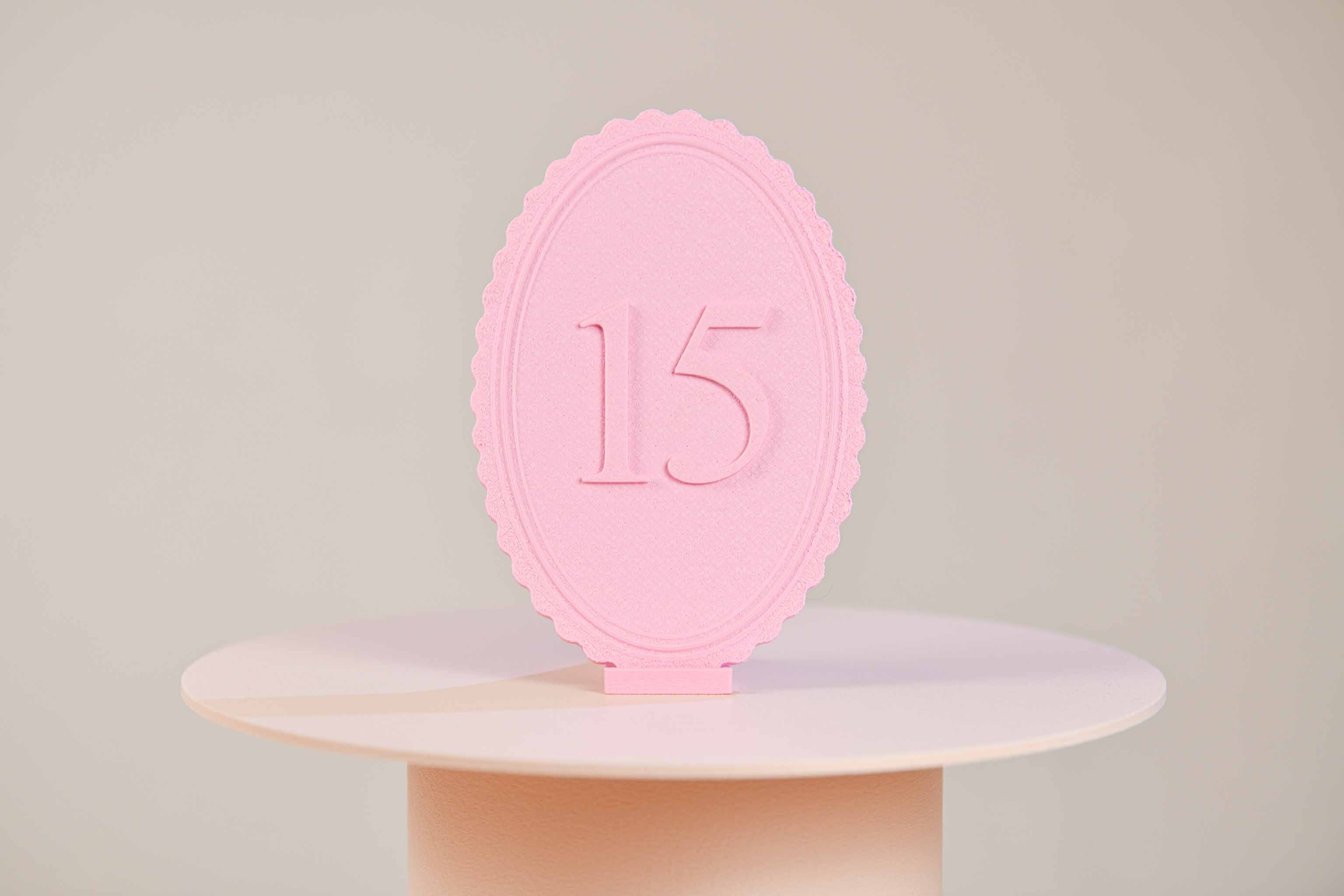 Numéro de table - Feston