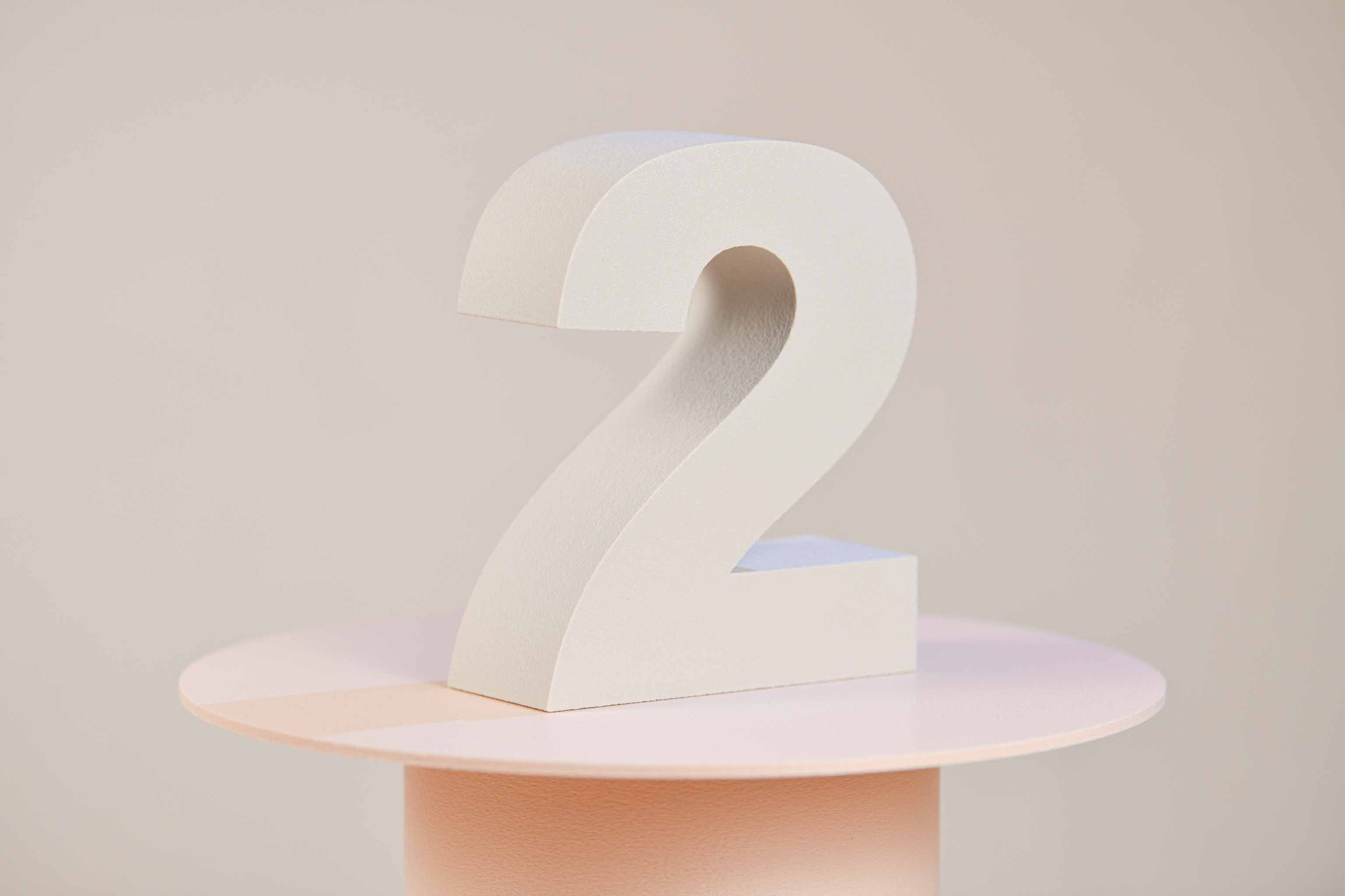 Numéro de table - Grand chiffre