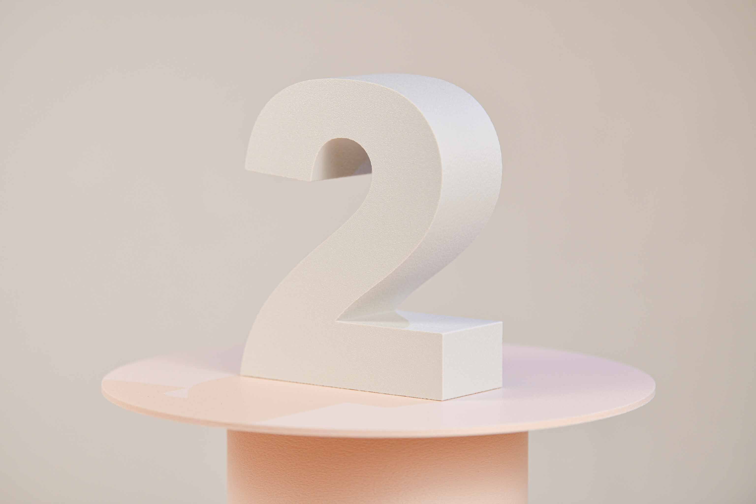 Numéro de table - Grand chiffre