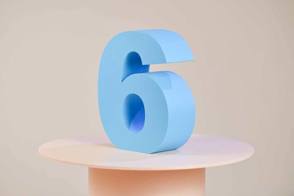 Numéro de table - Grand chiffre