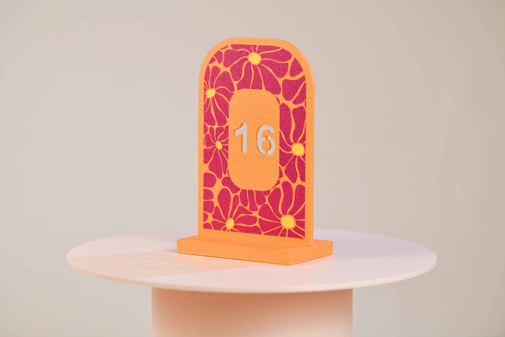 Numéro de table - Fleurs