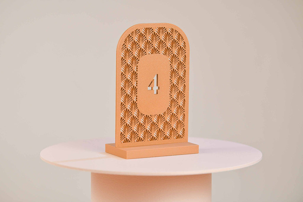 Numéro de table - Palmettes