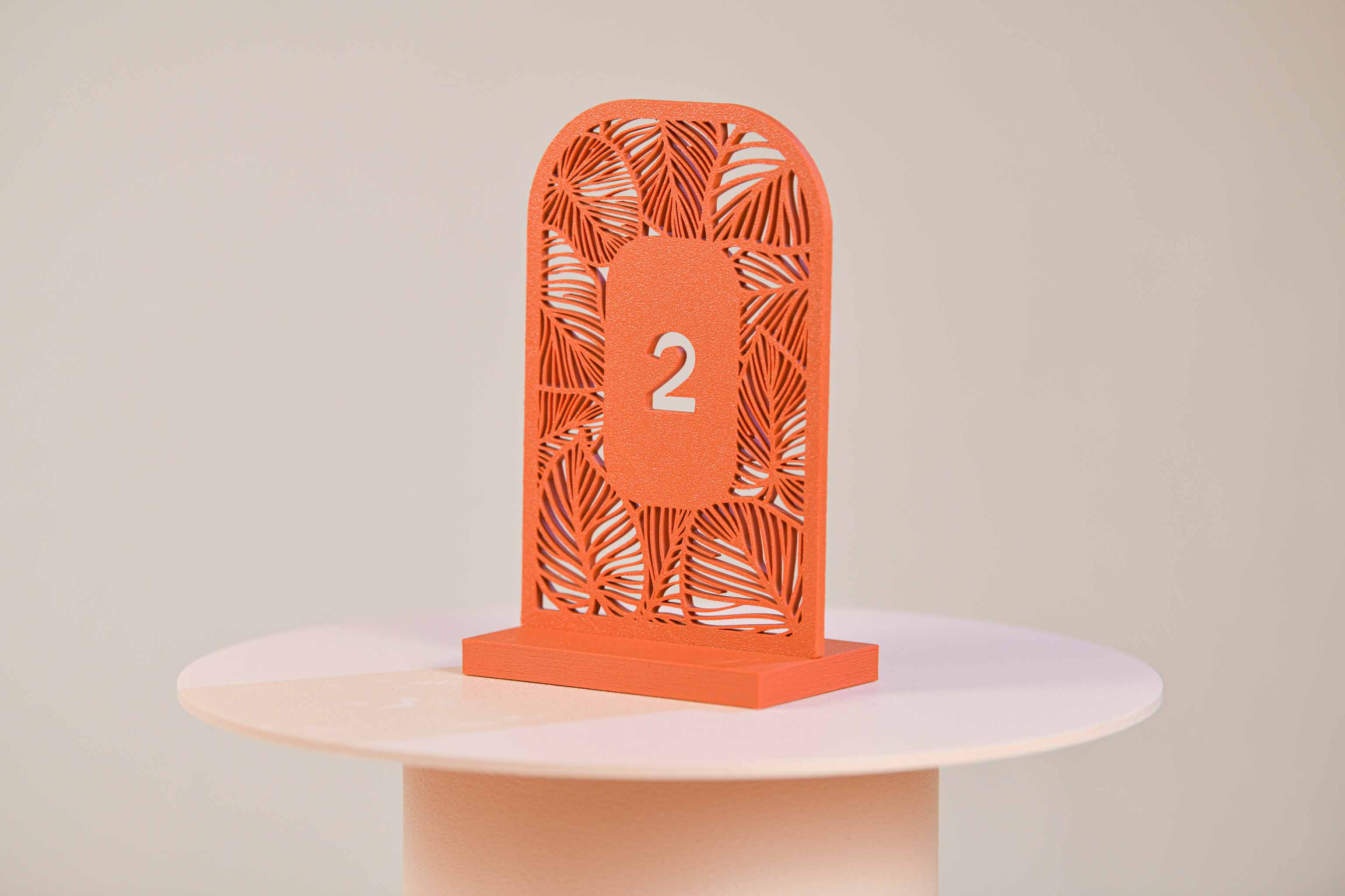 Numéro de table - Feuillage