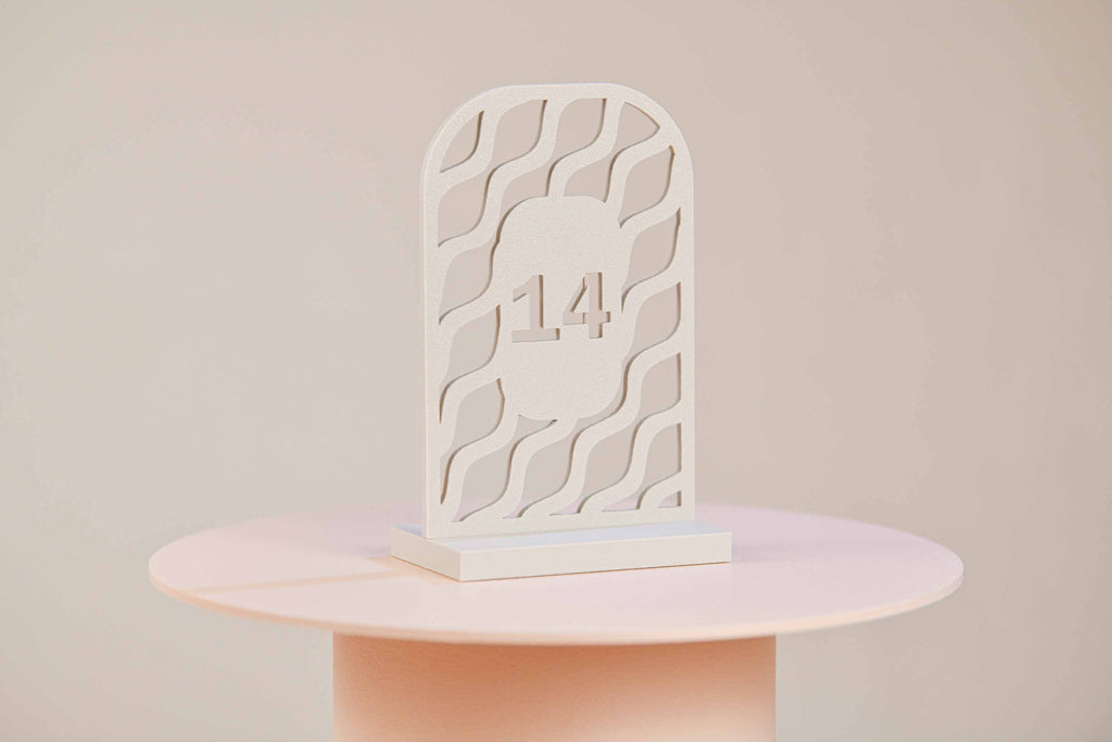 Numéro de table - Vaguelettes