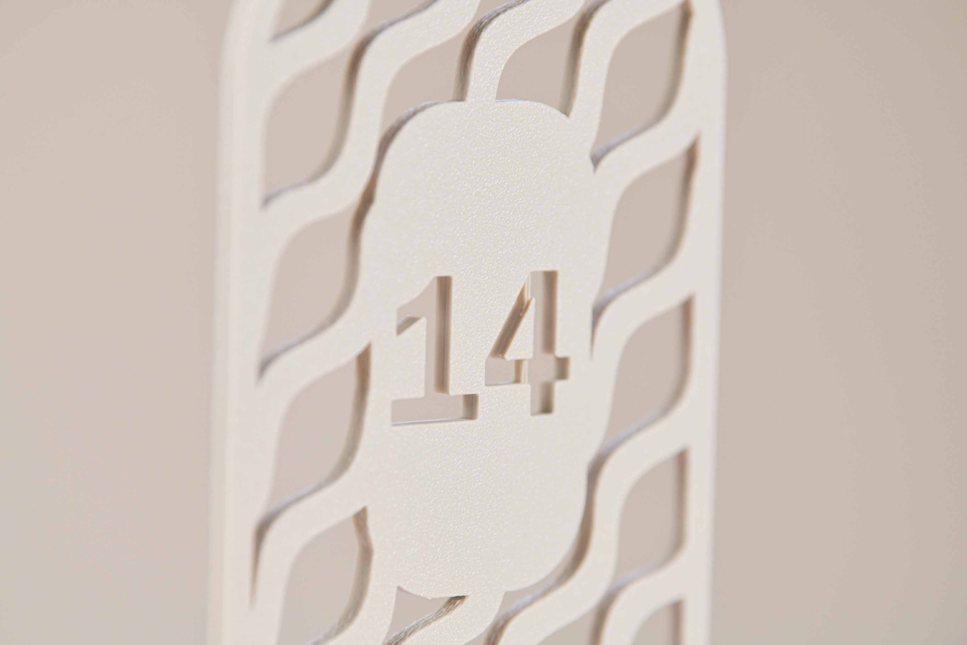 Numéro de table - Vaguelettes