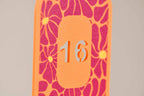 Numéro de table - Fleurs