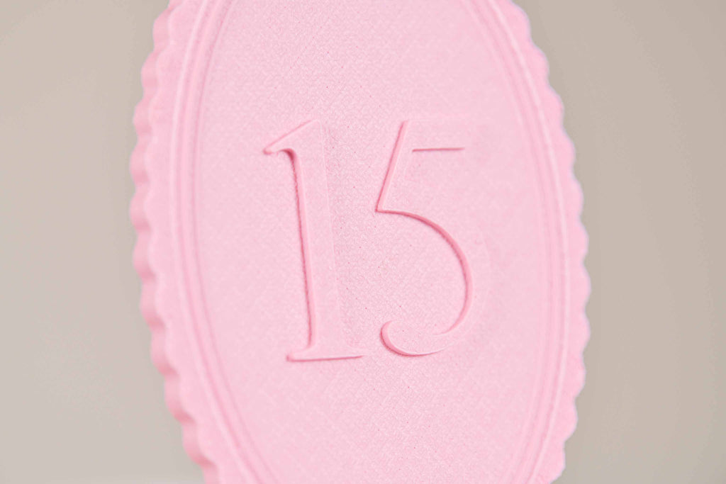 Numéro de table - Feston