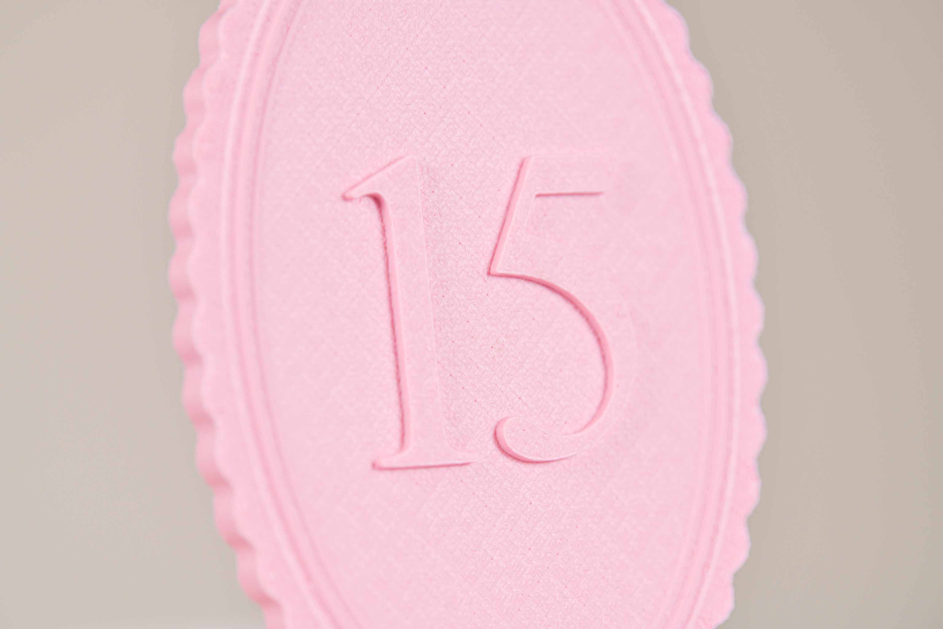 Numéro de table - Feston