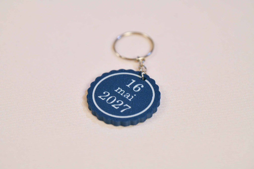 Porte-clé personnalisé - Romantique
