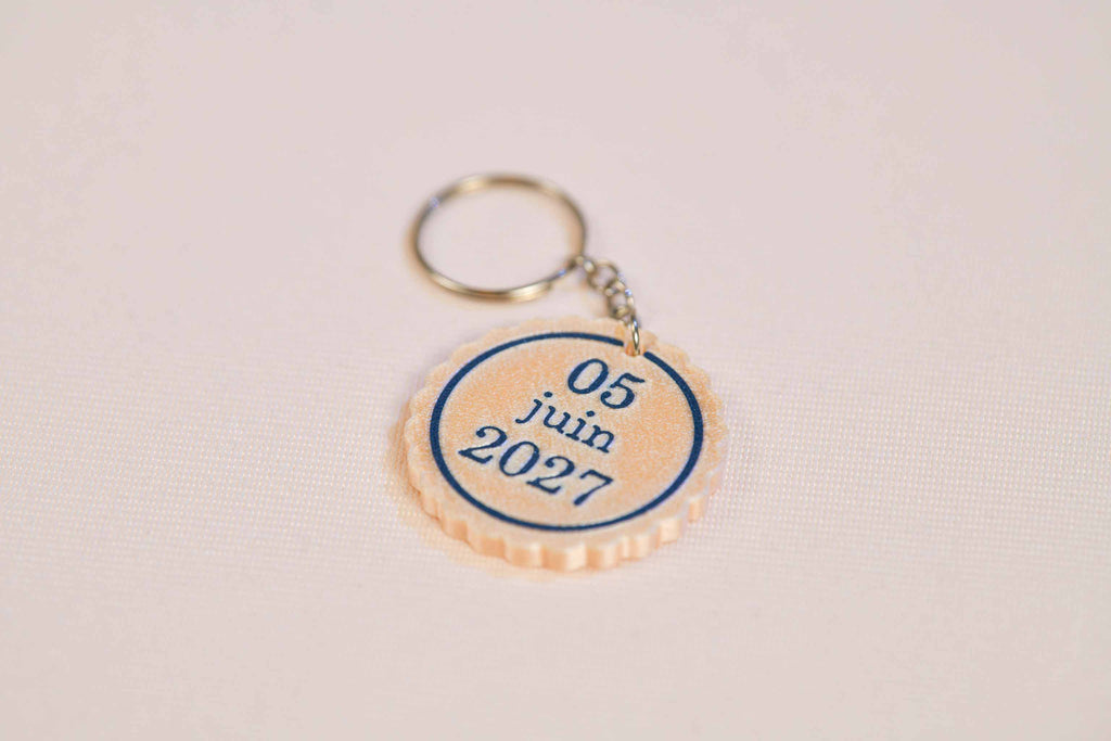 Porte-clé personnalisé - Romantique