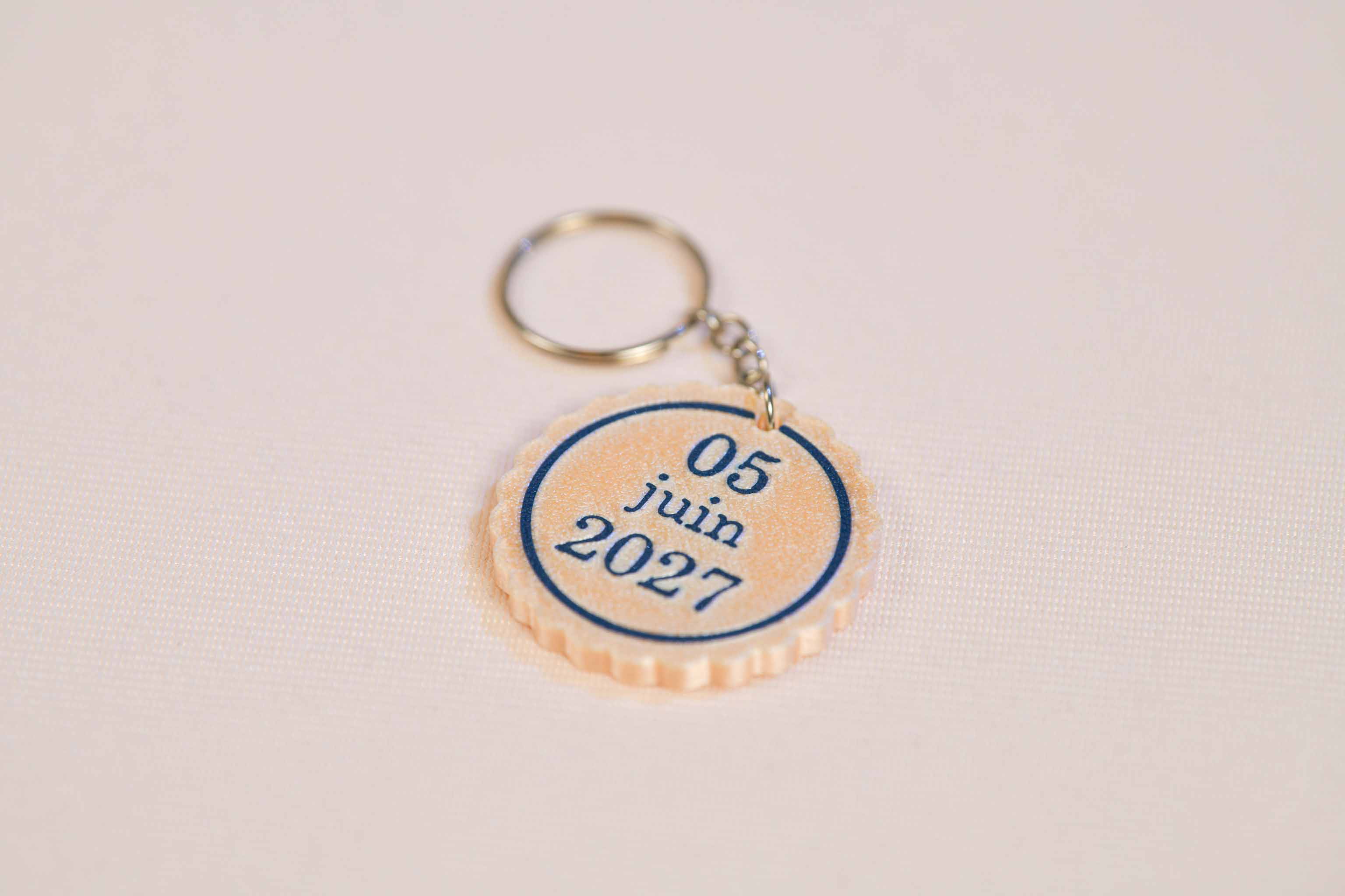 Porte-clé personnalisé - Romantique