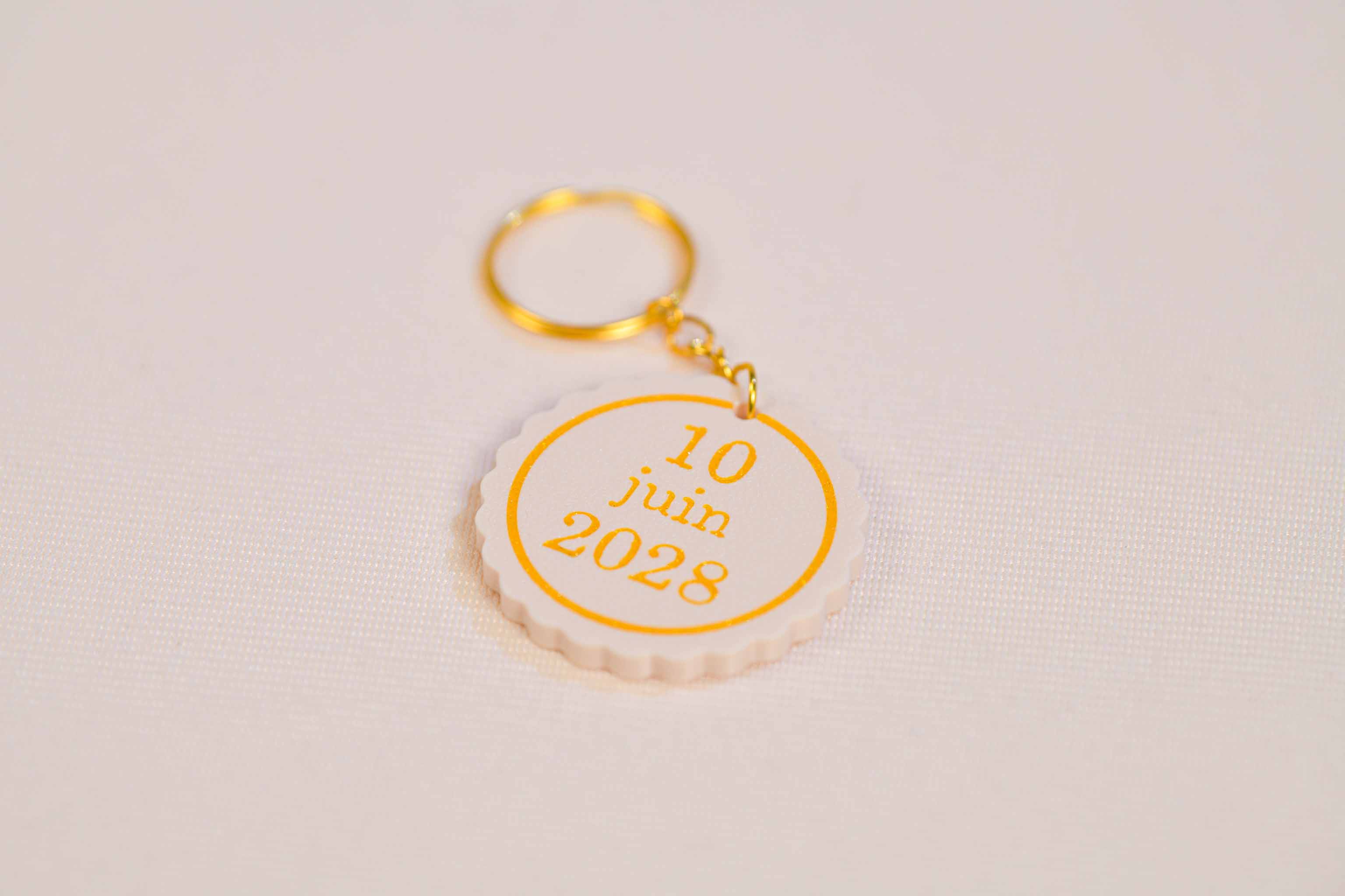 Porte-clé personnalisé - Romantique