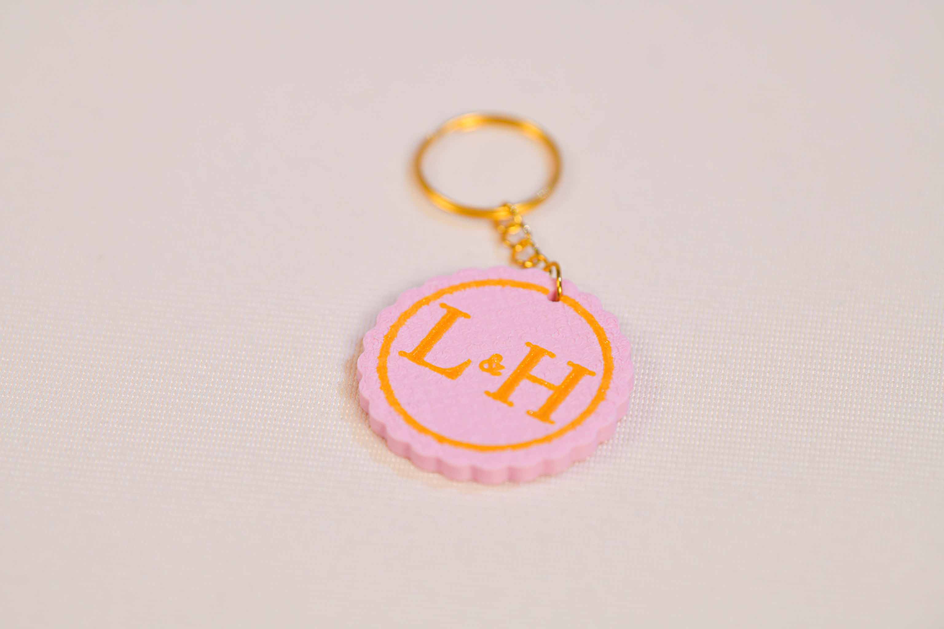 Porte-clé personnalisé - Romantique