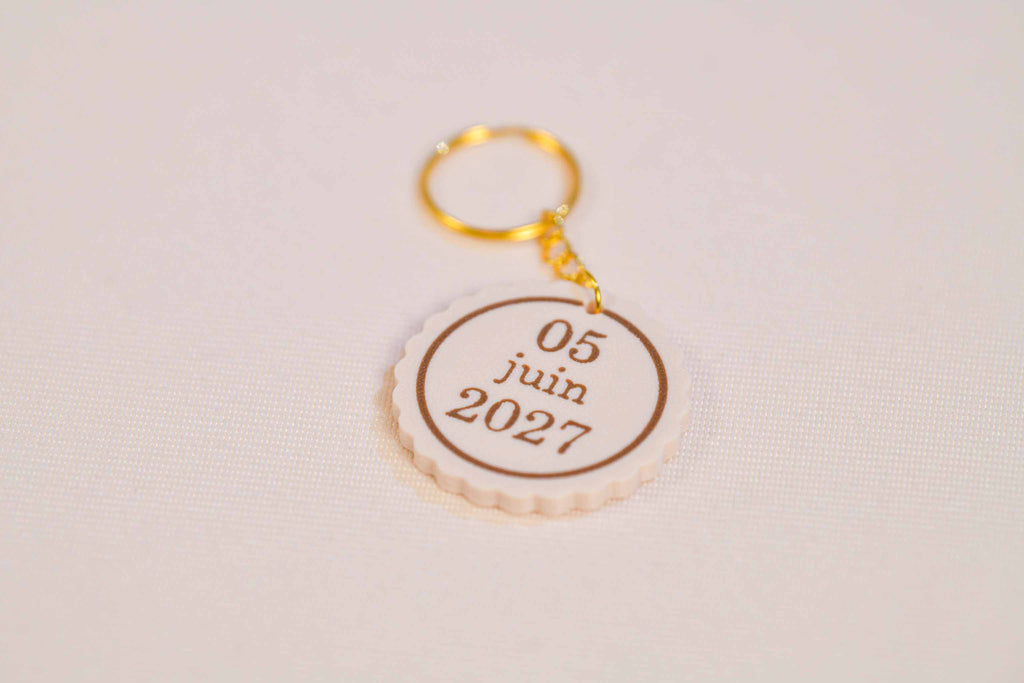 Porte-clé personnalisé - Romantique
