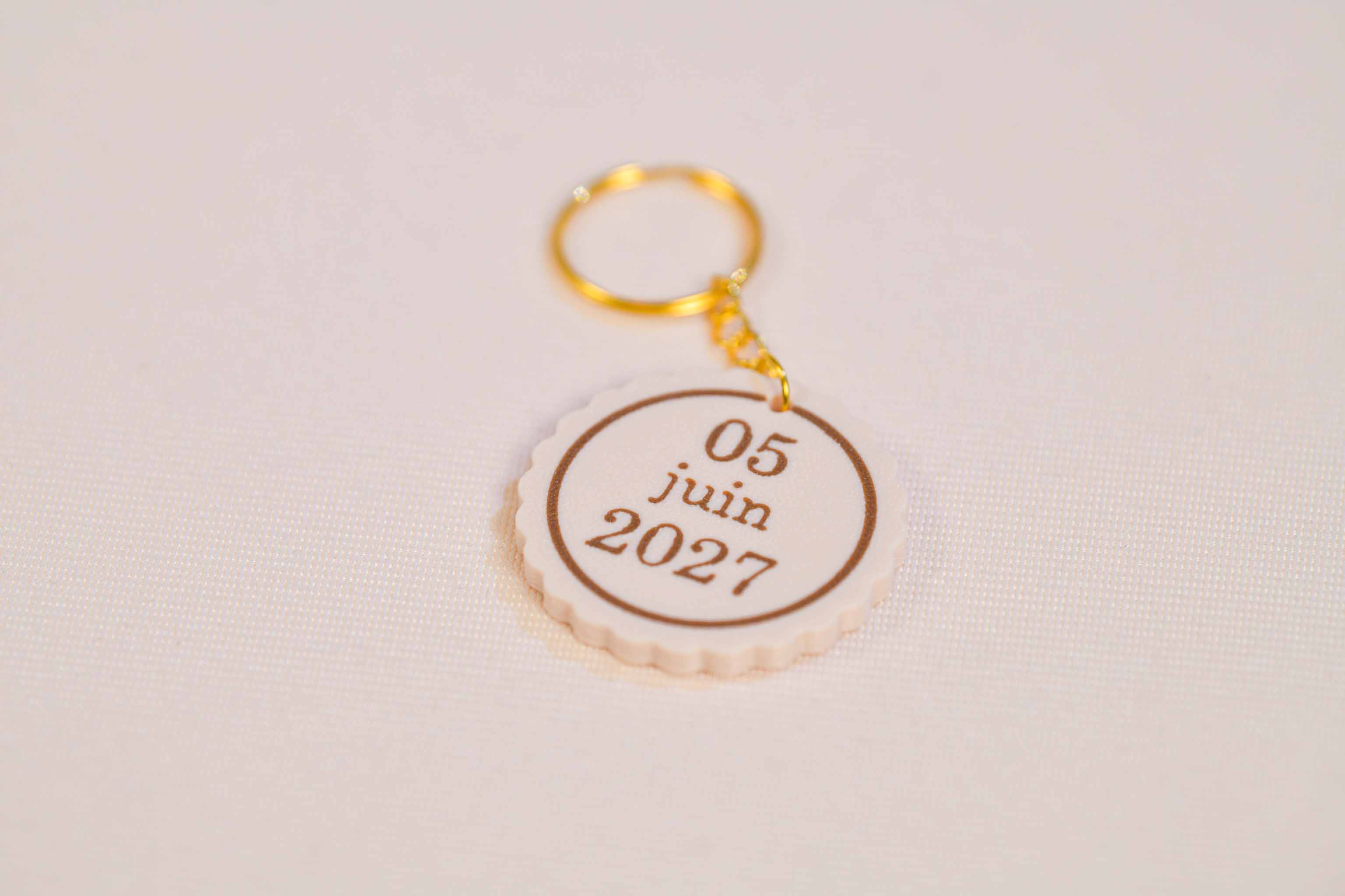 Porte-clé personnalisé - Romantique