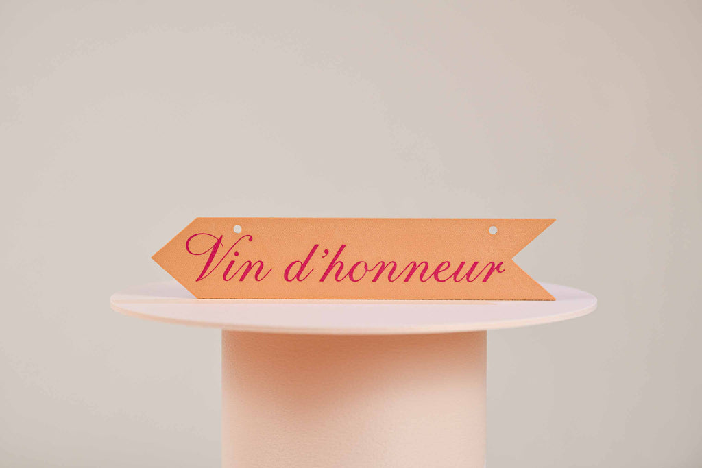 Panneau de direction personnalisable - Romantique