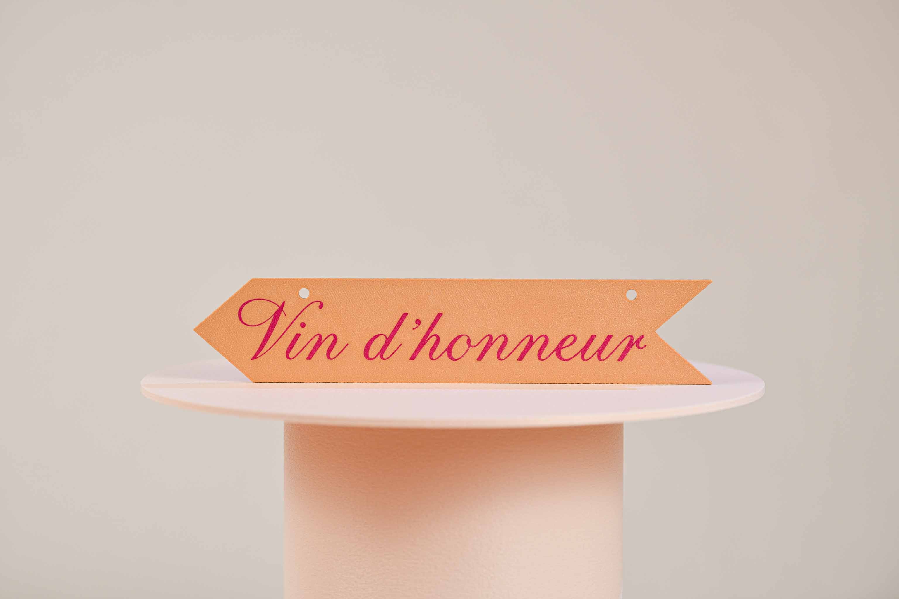 Panneau de direction personnalisable - Romantique