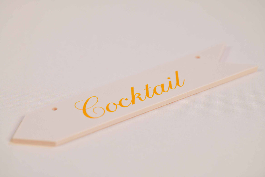 Panneau de direction personnalisable - Romantique