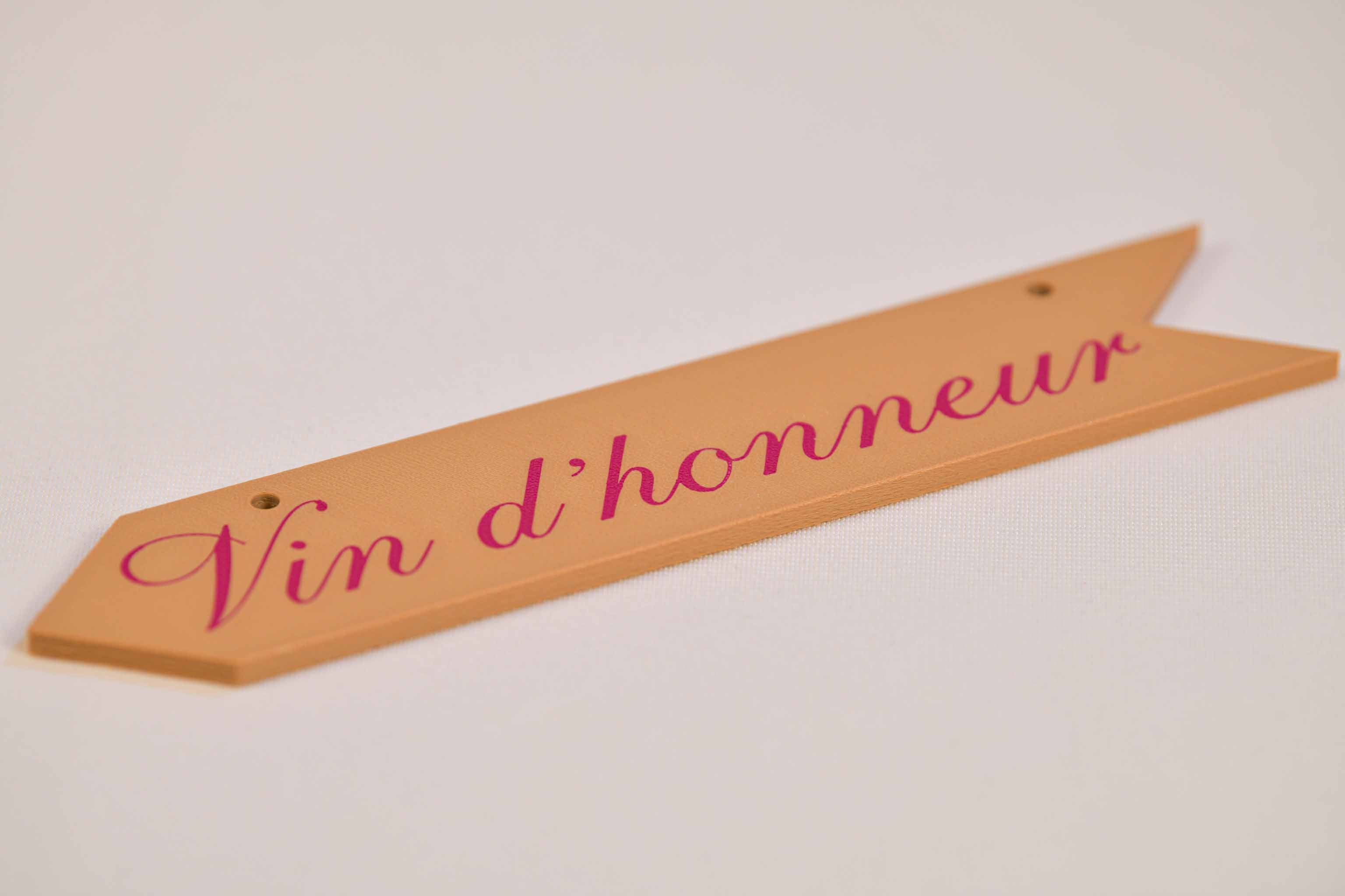 Panneau de direction personnalisable - Romantique