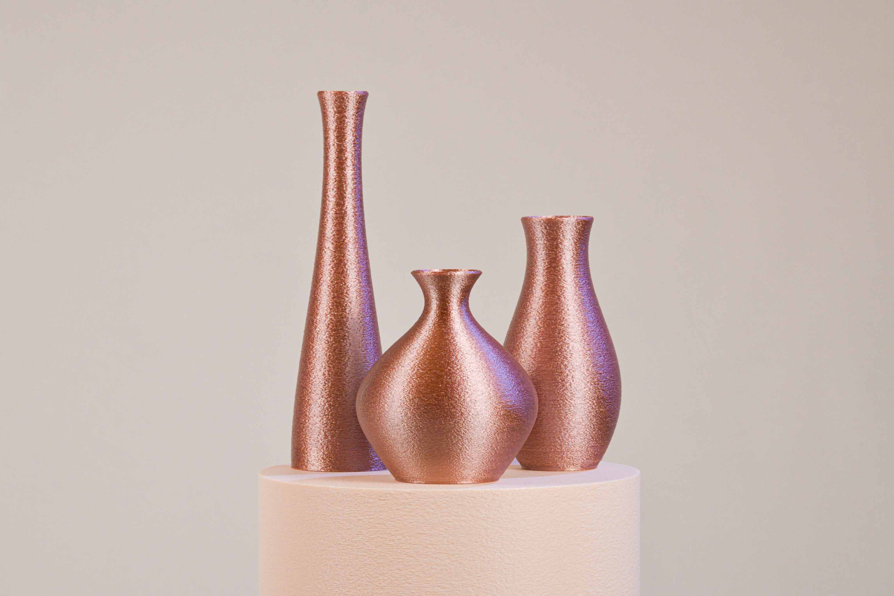 Trio de soliflores