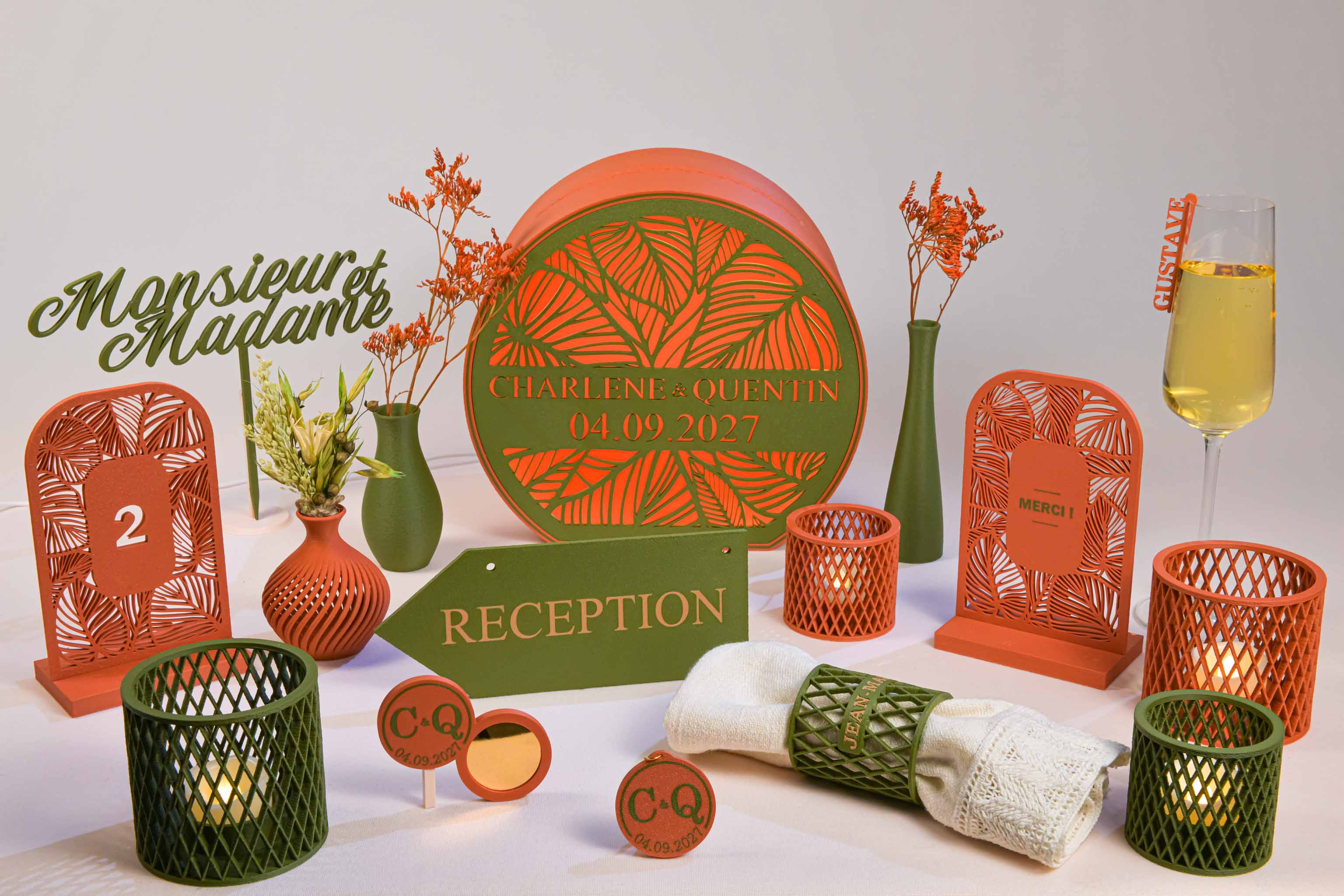 Numéro de table - Feuillage