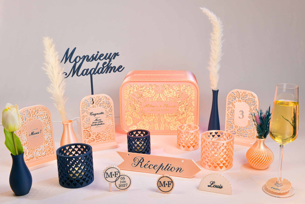 Bougeoir LED - Cœurs (petit)