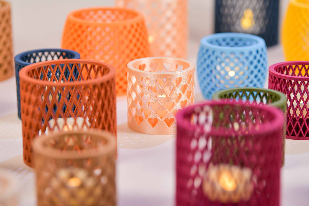 Bougeoir LED - Cœurs (petit)