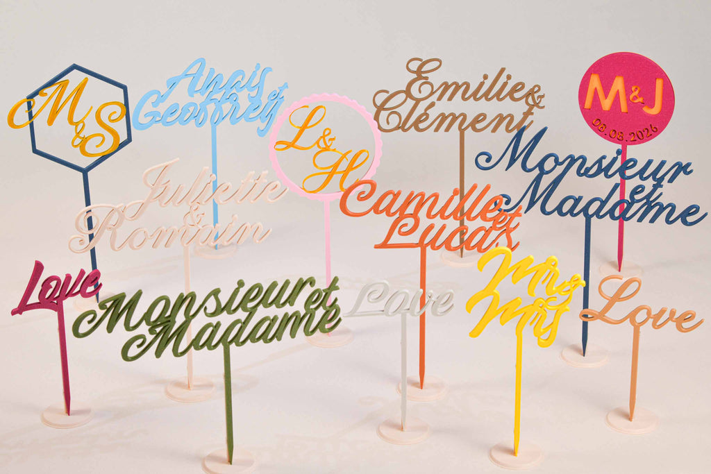 Cake topper "Love" - Chic