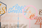 Cake topper prénoms personnalisé - Pop