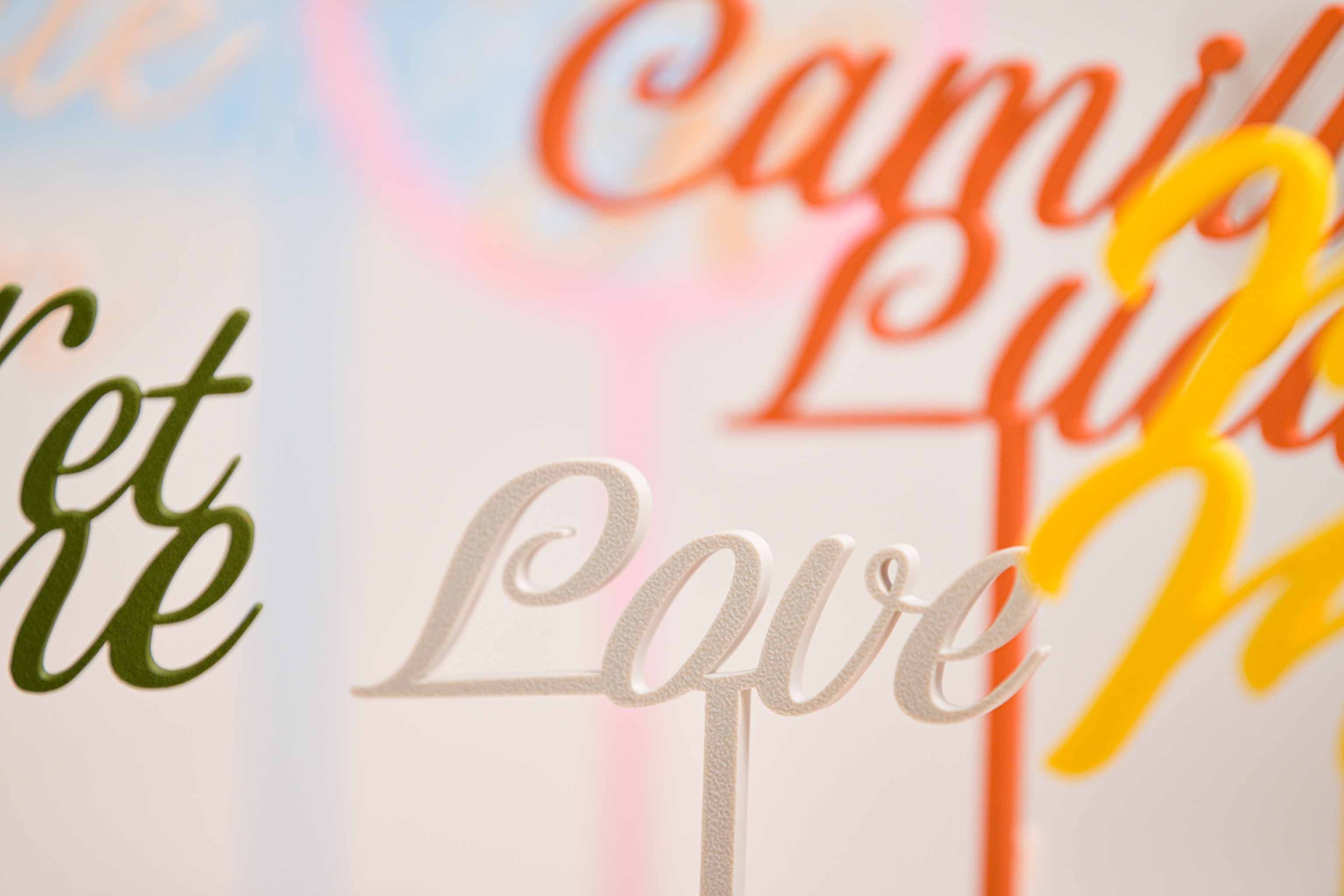 Cake topper "Love" - Chic