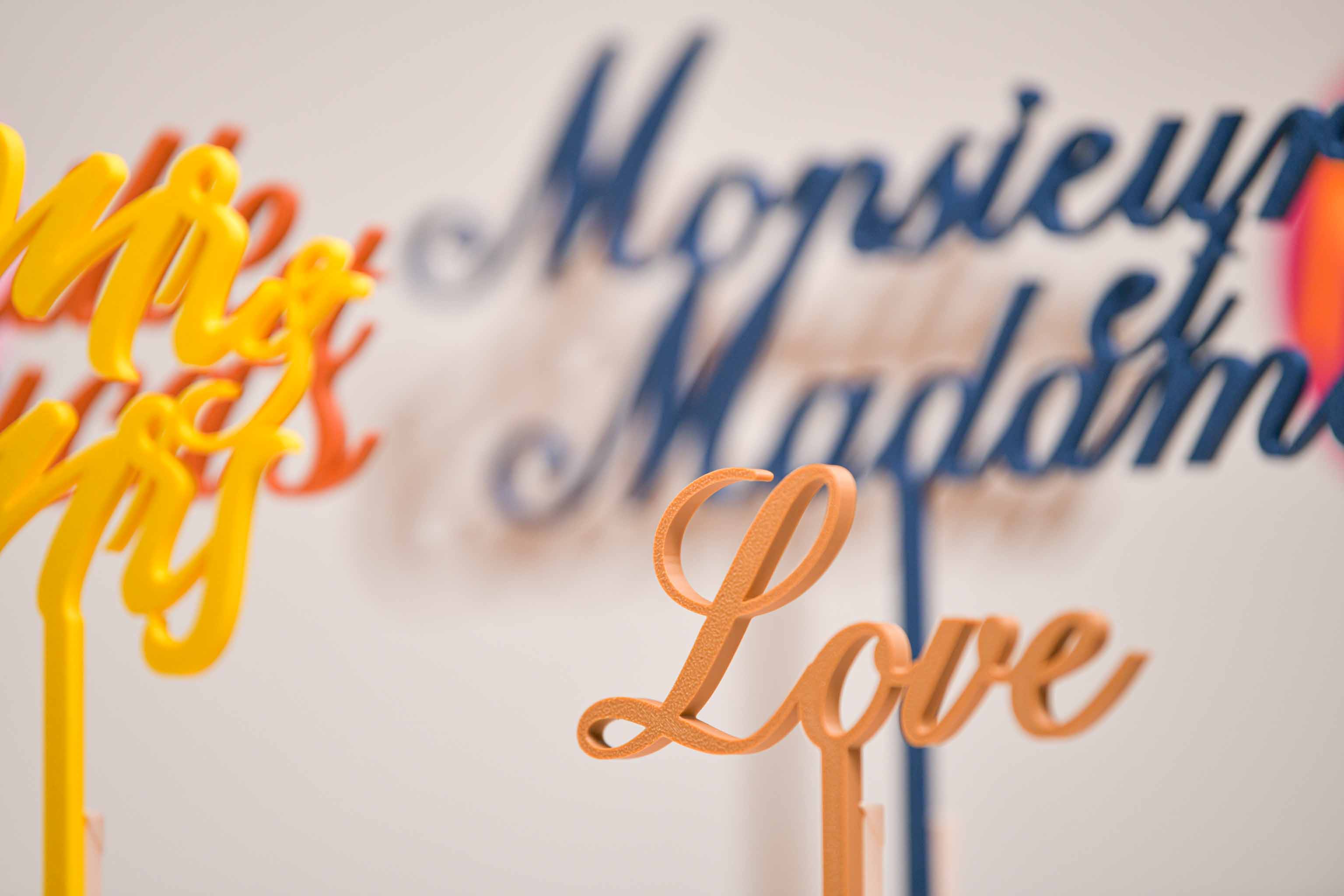 Cake topper "Love" - Romantique