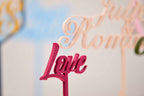 Cake topper "Love" - Pop